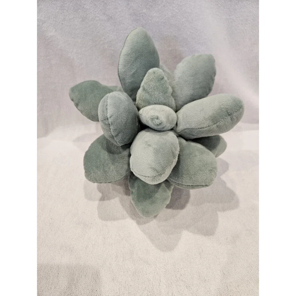 Plush Fabric Succulent Green Houseplant Decor Leaf & Foliage Stuffed Toy